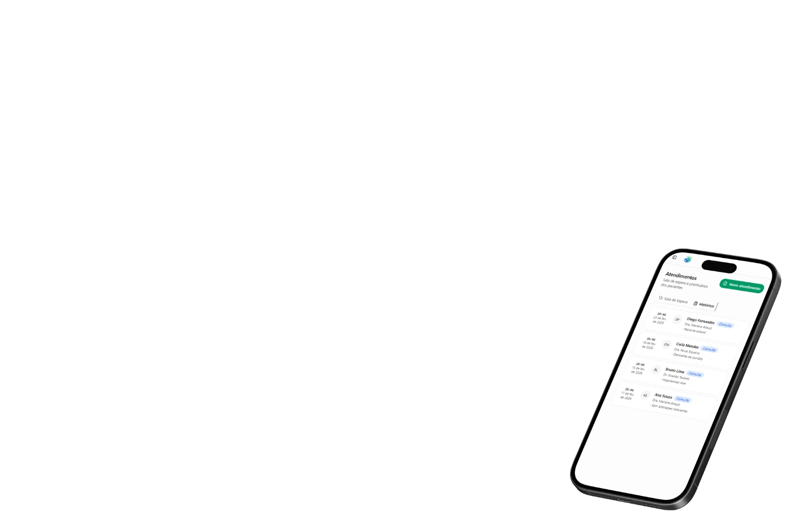 Módulo financeiro CliniPlus